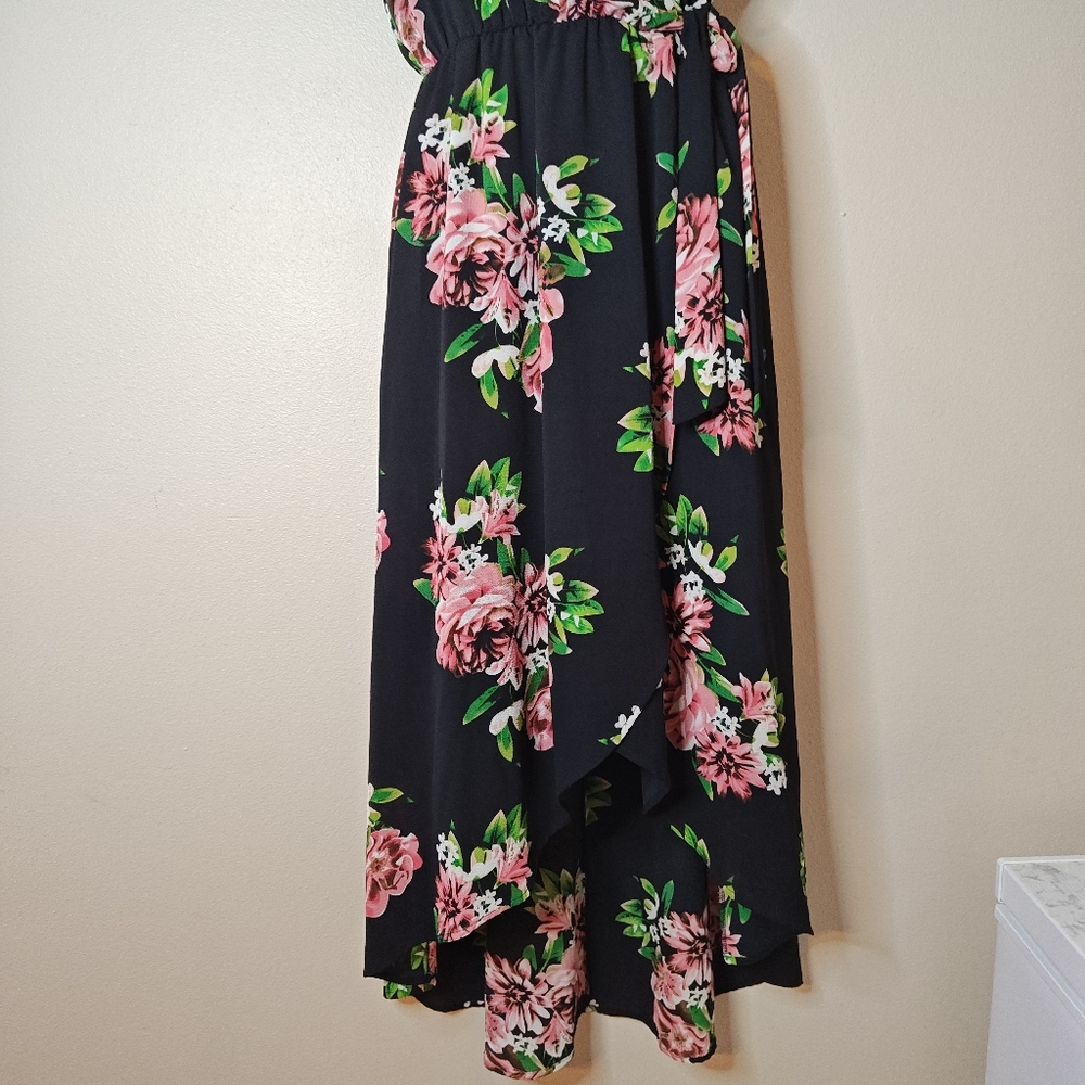 Scobe High-low Faux Wrap Maxi Dress - Picture 7 of 16